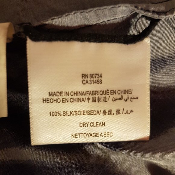 BCBGMAXAZRIA Multicolor Watercolor Print Drape Silk Mini Skirt S 4 2 0 15 in. - Picture 15 of 16